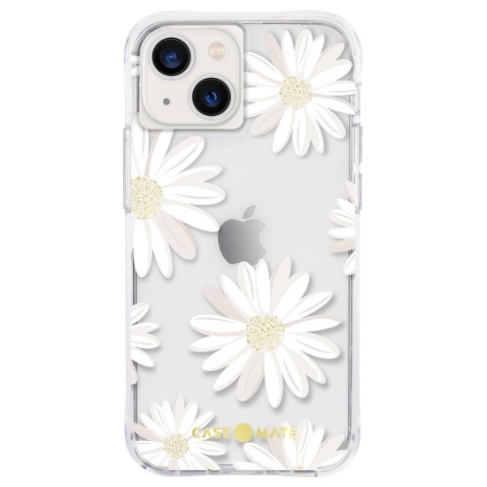 Husa Case Mate Tough Print glitter daisies Apple iPhone 13 Mini, transparent (Case Mate, iPhone 13 Mini) by www.silkase.ro Husa Case Mate Tough Print glitter daisies Apple iPhone 13 Mini, transparent (iPhone 13 Mini, CM047522) by www.silkase.ro